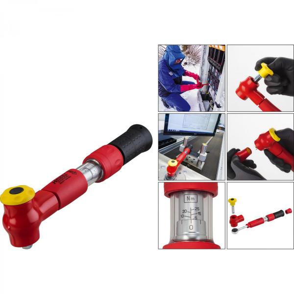 HAZET 5108VDE VDE Torque Wrench 1/4" drive 2-10 Nm