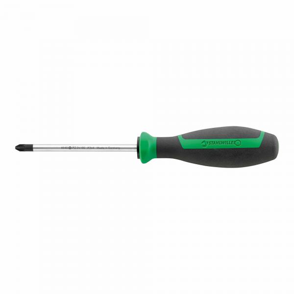 4640 POZI/SUPADRIV SCREWDRIVER, 2LAYER ERGO GRIP HANDLE