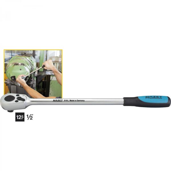 Hazet 916L Long Reversible Ratchet