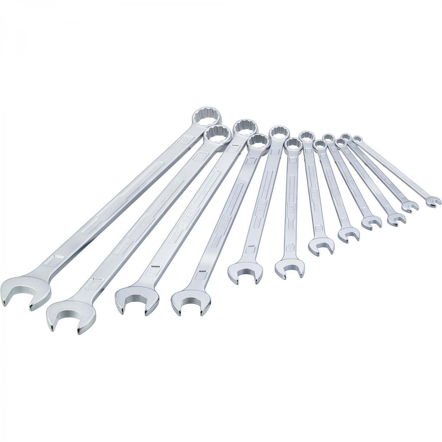 HAZET 600Lg/12 12Piece Extra Long Combination Wrench Set 600Lg