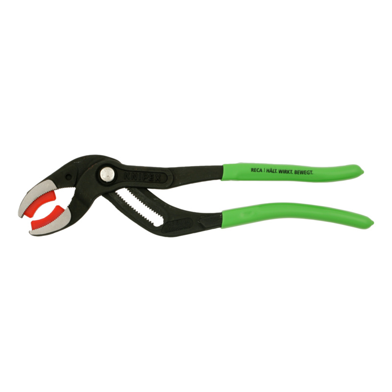 RECA Green Knipex siphon and connector wrench with plastic jaws 250 mm