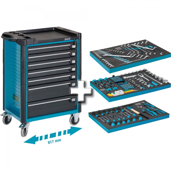 HAZET Tool trolley Assistent with tool assortment 179-7/141