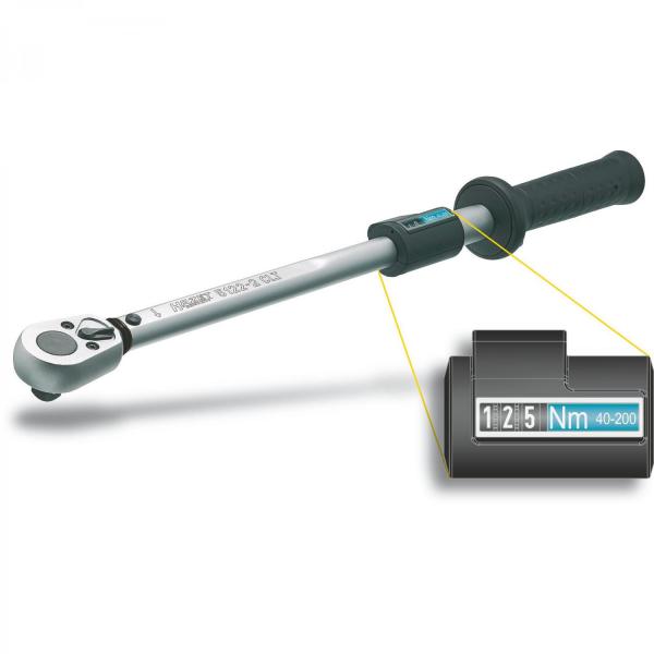 Hazet 5123-2CLT Torque Wrench 1/2" drive 60-320 Nm