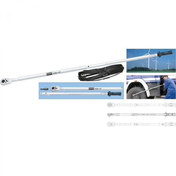 Hazet 6160-1CT Torque Wrench 1" drive 600-1,600 Nm
