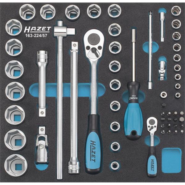 Hazet 163-224/57 Socket / Screwdriver Set