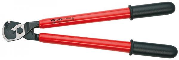 Knipex 9517500 Cable Shears with dipped insulation, VDE-tested 500 mm