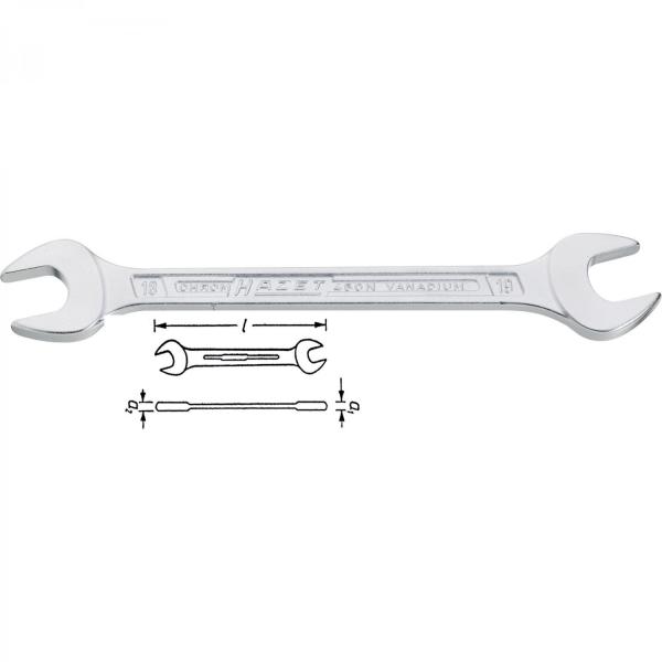 Hazet 450N double open end wrenches