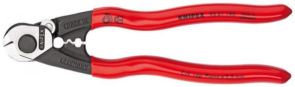 Knipex 9561190 Wire Rope Cutter forged plastic coated 190 mm