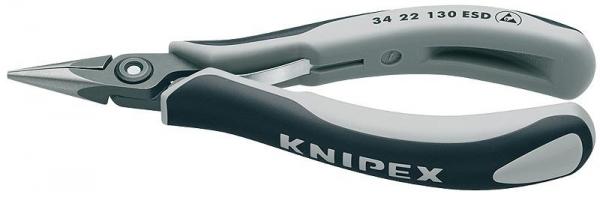 Knipex 3422130ESD Precision Electronics Gripping Pliers ESD burnished 135 mm