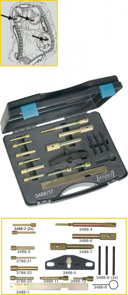 HAZET Engine timing tool FORD 3488/17