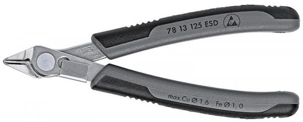 Knipex 7813125ESD Electronic Super Knips® ESD with multi-component grips 125 mm