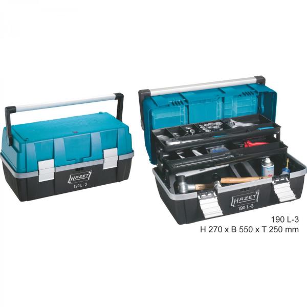 plástico Caja de herramientas Hazet 190L-2