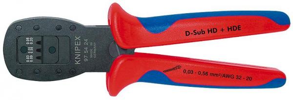 Knipex 975424 Crimping Pliers for micro plugs burnished 190 mm