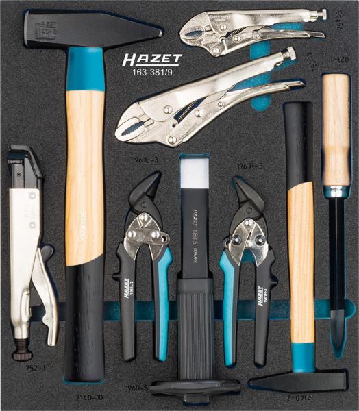 Hazet 163-381/9 Supplementary set for body