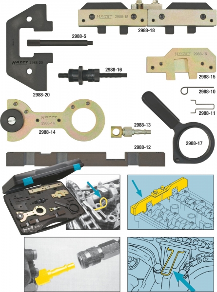 HAZET Engine timing tool BMW 2988/11