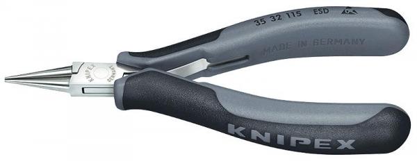 Knipex 3532115ESD Electronics Pliers ESD with multi-component grips 115 mm