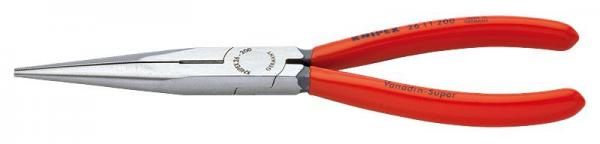 Knipex 2611200 Snipe Nose Side Cutting Pliers black atramentized 200 mm