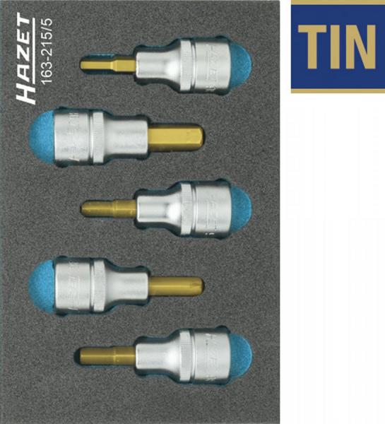 Hazet 163-215/5 Screwdriver Socket Set