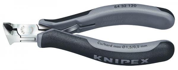 Knipex 6432120ESD Electronics End Cutting Nippers ESD with multi-component grips 120 mm