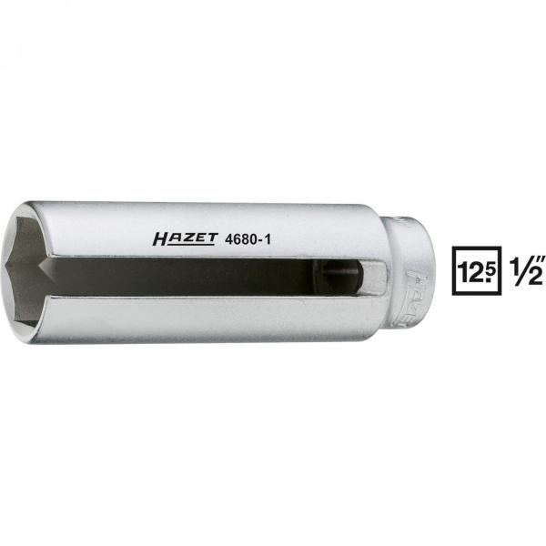 Hazet 46801 Lambda Probe Socket Lambda Probe Sockets 1/2“ Single Sockets Range of 1/2