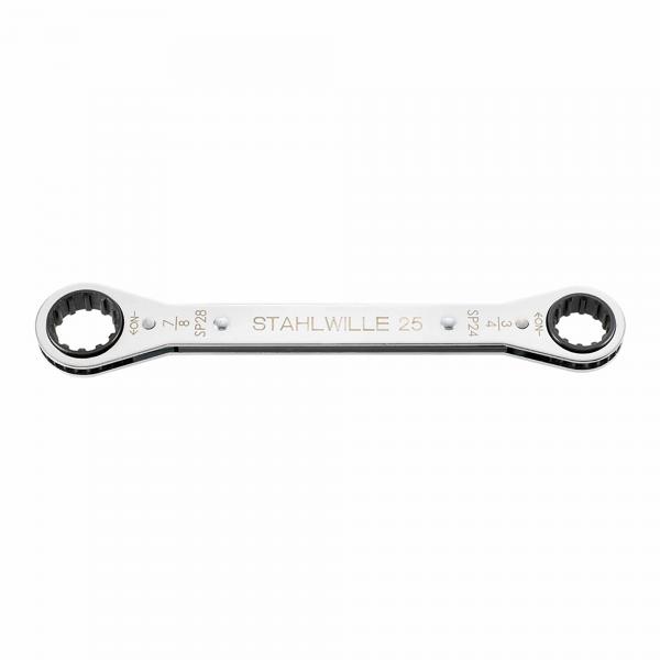 25ASP Spline Drive Ratcheting Ring Wrenches