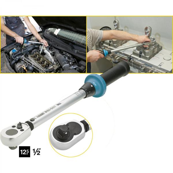Hazet 5121-2CT Torque Wrench 1/2“ drive 20-120 Nm