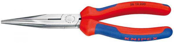 Knipex 2612200 Snipe Nose Side Cutting Pliers black atramentized 200 mm