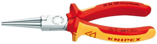 Knipex 3036160 Long Nose Pliers chrome plated 160 mm
