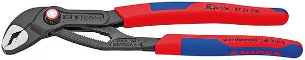 Knipex 8722250 KNIPEX Cobra® QuickSet grey atramentized 250 mm