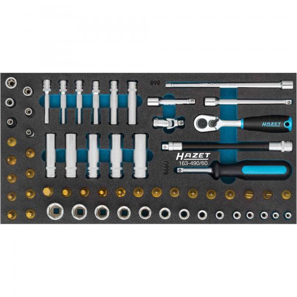 Hazet 163-490/60 1/4" socket set