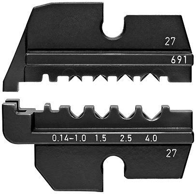 Knipex 9749691 Crimping dies for solar cable connectors gesis® solar PST 40 (Wieland)