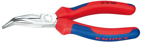 Knipex 2525160 Snipe Nose Side Cutting Pliers chrome plated 160 mm