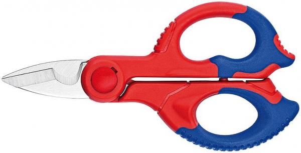 Knipex 9505155SB Electricians' Shears with multi-component grips, fibreglass-reinforced 155 mm