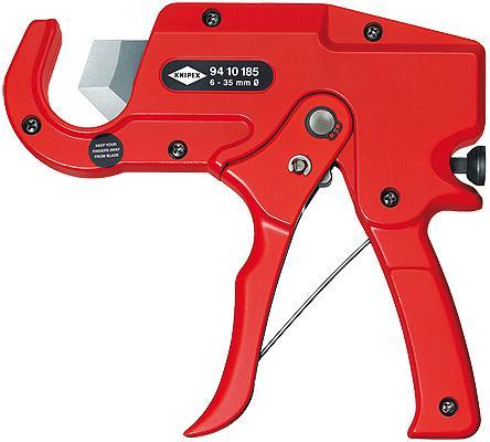 Knipex 9410185 Pipe Cutter for plastic conduit pipes (electrical installation work) 185 mm