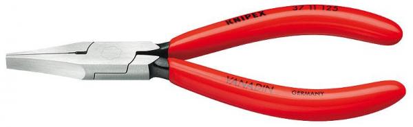 Knipex 3711125 Flat Nose Pliers black atramentized 125 mm