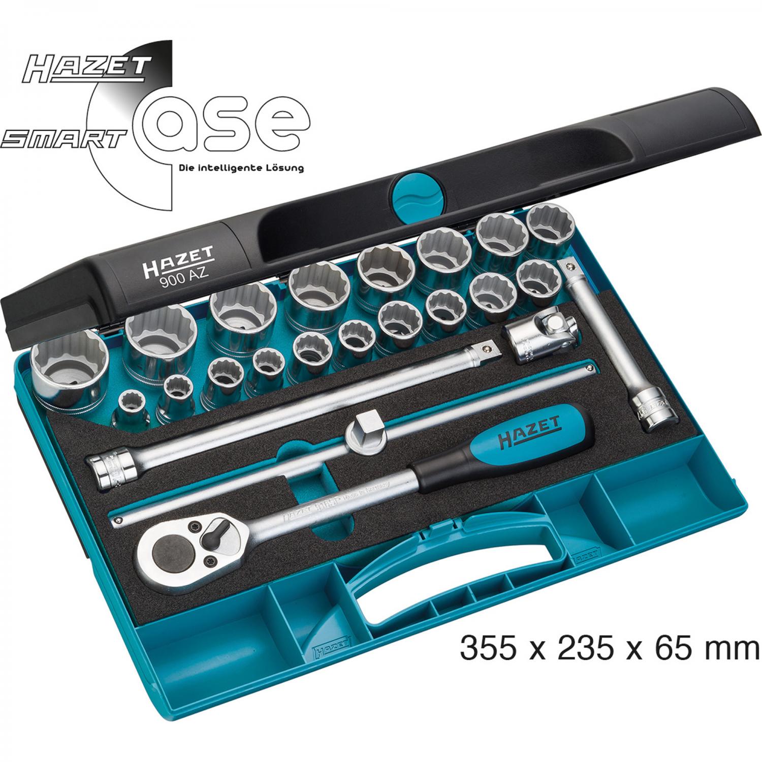 Hazet 900AZ 1/2“ SAE Socket Set (12-Point) | 1/2“ Socket Sets
