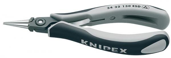 Knipex 3432130ESD Precision Electronics Gripping Pliers ESD burnished 135 mm