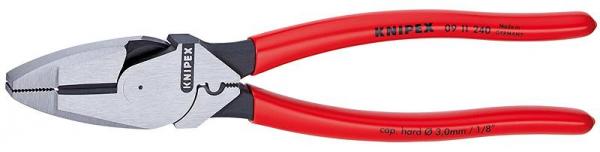 Knipex 0911240 Lineman's Pliers black atramentized 240 mm