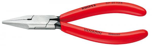 Knipex 3721125 Flat Nose Pliers black atramentized 125 mm