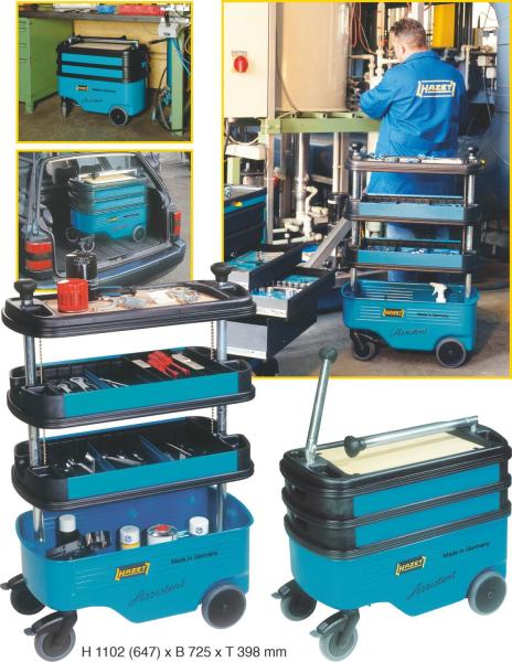 Hazet 166C Assistent Tool Trolley, Tool Trolleys Assistent, General  Workshop Equipment, Hazet, Tools by Brand