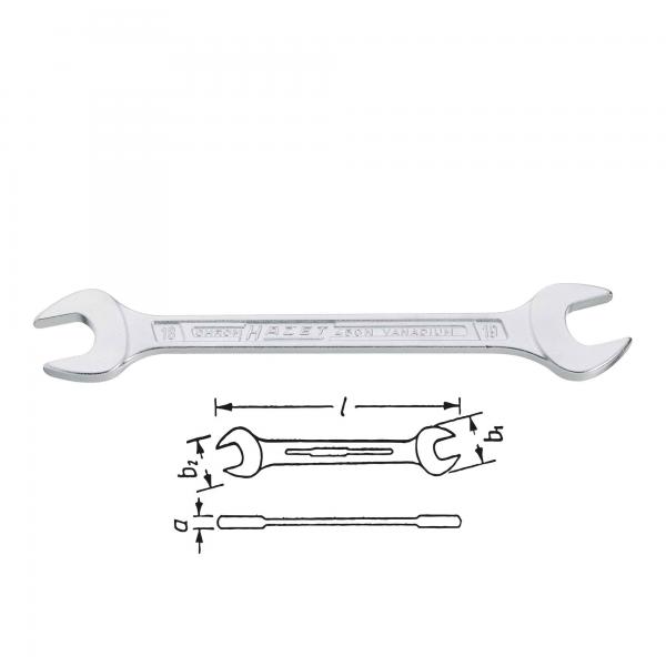 Hazet 450N double open end wrenches
