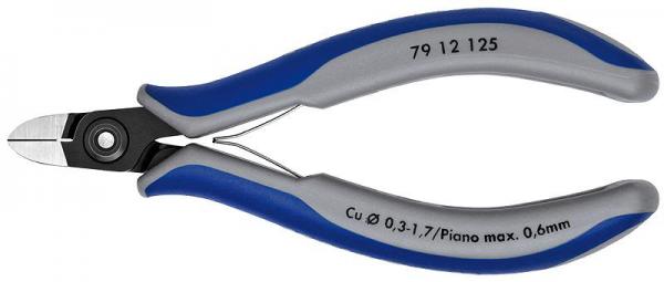 Knipex 7912125 Precision Electronics Diagonal Cutter burnished 125 mm