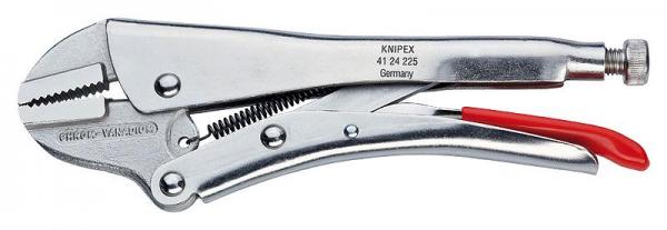 Knipex 4124225 Grip Pliers nickel plated 225 mm