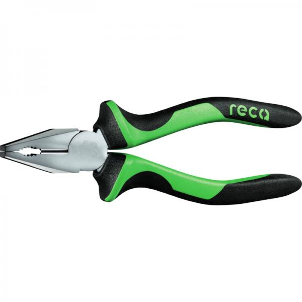 RECA Green Combination pliers, handle 185 mm Green Pliers