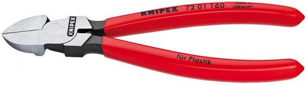 Knipex 7201160 Diagonal Cutter for plastics plastic coated 160 mm