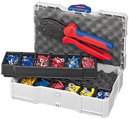 Knipex 97 90 21 Crimp Assortment with 975236 KNIPEX PreciForce® Crimping Pliers