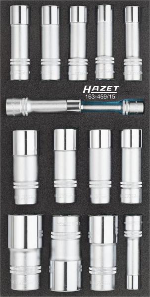 Hazet 163-459/15 1/2" socket set