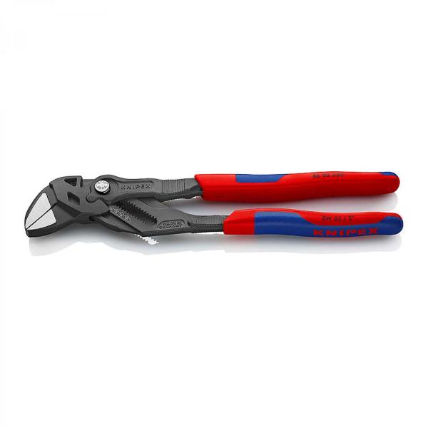 KNIPEX 8602 Pliers Wrench plastic with multi-component grips black atramentized