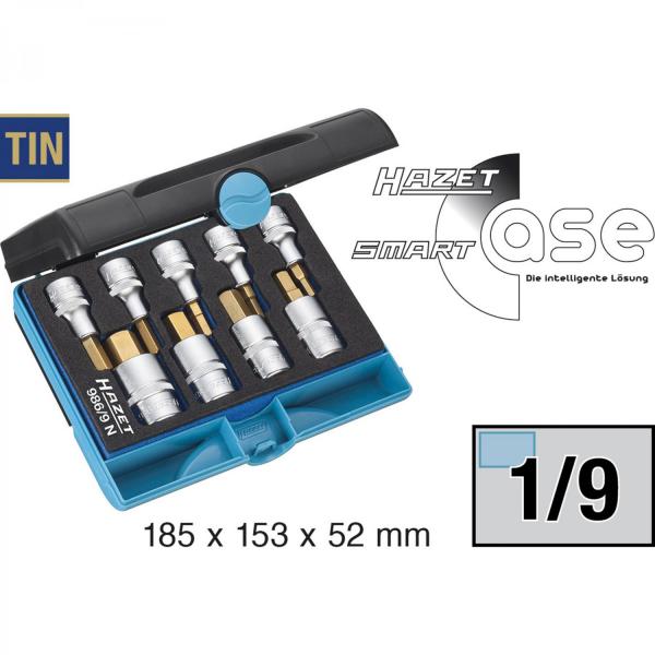 Hazet 986/9N Screwdriver socket set