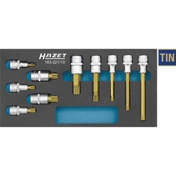 Hazet 163-221/10 Screwdriver Socket Set